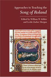 Cover of: Approaches to Teaching the Song of Roland (Approaches to Teaching World Literature)