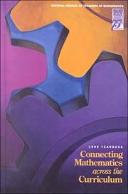 Cover of: Connecting mathematics across the curriculum by Peggy A. House, 1995 yearbook editor, Arthur F. Coxford, general yearbook editor.