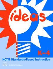 Cover of: Ideas: NCTM standards-based instruction : grades K-4