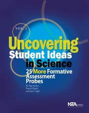 Cover of: Uncovering Student Ideas in Science Vol 2 by Page Keeley, Francis Eberle, Joyce Tugel