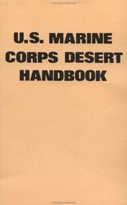 Cover of: U.S. Marine Corps Desert Handbook