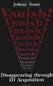 Cover of: Vanish by Johnny Yount, Johnny Yount