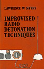 Cover of: Improvised radio detonation techniques