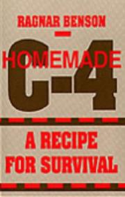 Cover of: Homemade C-4 by Ragnar Benson