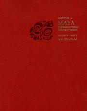 Cover of: Corpus of Maya Hieroglyphic Inscriptions, Volume 9, Part 2, Tonina (Corpus of Maya Hieroglyphic Inscriptions)