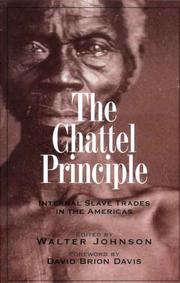 Cover of: The Chattel Principle: Internal Slave Trades in the Americas