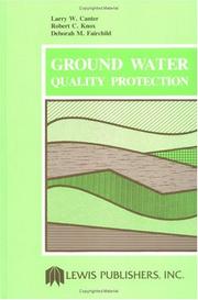Ground water quality protection by Larry W. Canter