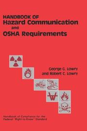Cover of: Handbook of hazard communication and OSHA requirements