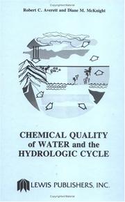 Cover of: Chemical quality of water and the hydrologic cycle