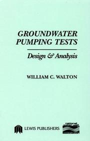 Cover of: Groundwater Pumping Tests