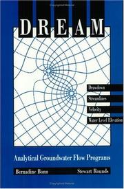 Cover of: Dream-Analytical Ground Water Flow Programs by Bernadine Bonn, Stewart Rounds, Bernadine A. Bonn, Stewart Rounds, Bernadine A. Bonn