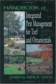 Cover of: Handbook of integrated pest management for turf and ornamentals