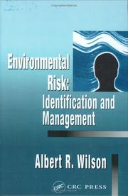 Environmental risk by Albert R. Wilson