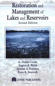 Cover of: Restoration and Management of Lakes and Reservoirs, Second Edition