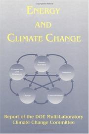 Cover of: Energy and Climate Change by U.S. DOE