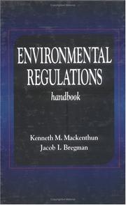 Cover of: Environmental regulations handbook