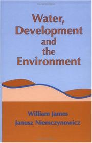 Cover of: Water, development, and the environment