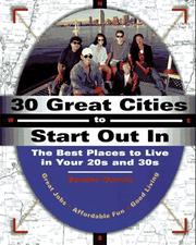 Cover of: 30 Great Cities to Start Out in by Sandra Gurvis