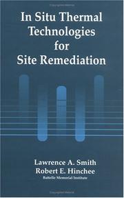 Cover of: In situ thermal technologies for site remediation