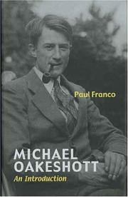 Cover of: Michael Oakeshott by Paul Franco