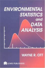 Cover of: Environmental statistics and data analysis | Wayne Ott