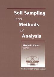 Cover of: Soil sampling and methods of analysis
