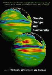 Cover of: Climate Change and Biodiversity by 