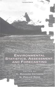 Cover of: Environmental statistics, assessment, and forecasting