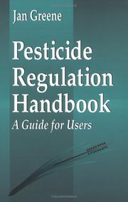 Cover of: Pesticide regulation handbook: a guide for users