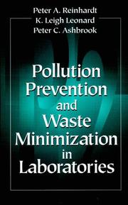 Cover of: Pollution prevention and waste minimization in laboratories