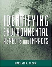 Cover of: Identifying Environmental Aspects and Impacts