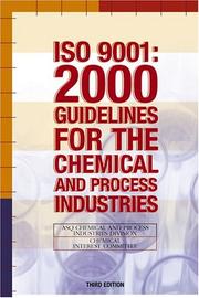 Cover of: ISO 9000: 2000 Guidelines for the Chemical and Process Industries