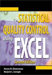 Cover of: Statistical Quality Control Using Excel by Steven M. Zimmerman, Marjorie L. Icenogle