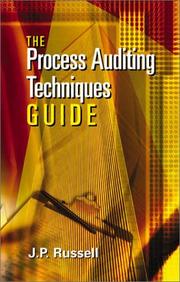 Cover of: The Process Auditing Techniques Guide