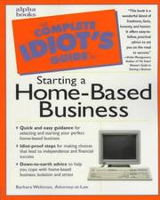 Cover of: Complete Idiot's Guide to Starting Home-Based Busine (The Complete Idiot's Guide)