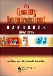 Cover of: The Quality Improvement Handbook, Second Edition