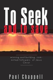 Cover of: To Seek and to Save