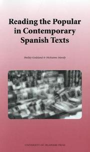 Reading the popular in contemporary Spanish texts cover