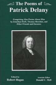 The poems of Patrick Delany by Patrick Delany, Robert Goode Hogan, Donald Charles Mell