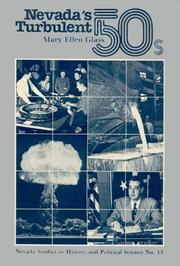 Cover of: Nevada's turbulent '50s: decade of political and economic change