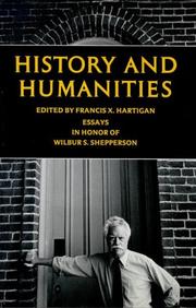 Cover of: History and Humanities: Essays in Honor of Wilbur S. Shepperson