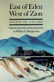 Cover of: East of Eden, west of Zion by edited and with an introduction by Wilbur S. Shepperson.