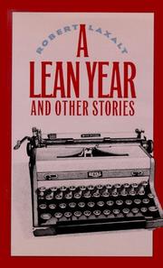 Cover of: A lean year and other stories by Robert Laxalt