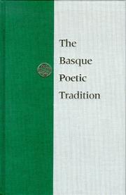 Cover of: The Basque Poetic Tradition (The Basque Series) by Gorka Aulestia