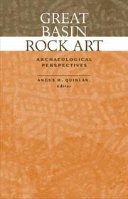 Cover of: Great Basin Rock Art by Angus R. Quinlan