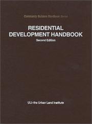 Cover of: Residential development handbook | Lloyd W. Bookout