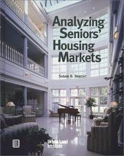 Cover of: Analyzing seniors' housing markets