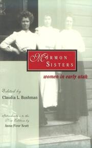 Cover of: Mormon Sisters: Women In Early Utah