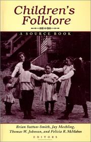 Cover of: Children S Folklore by Brian Sutton-Smith