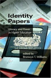 Cover of: Identity Papers by Bronwyn T. Williams
